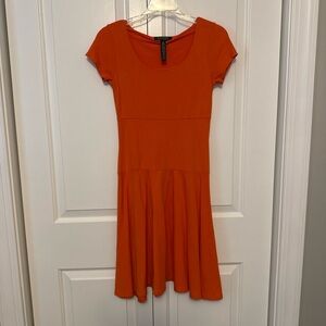 Ralph Lauren Vibrant Orange Mini Dress